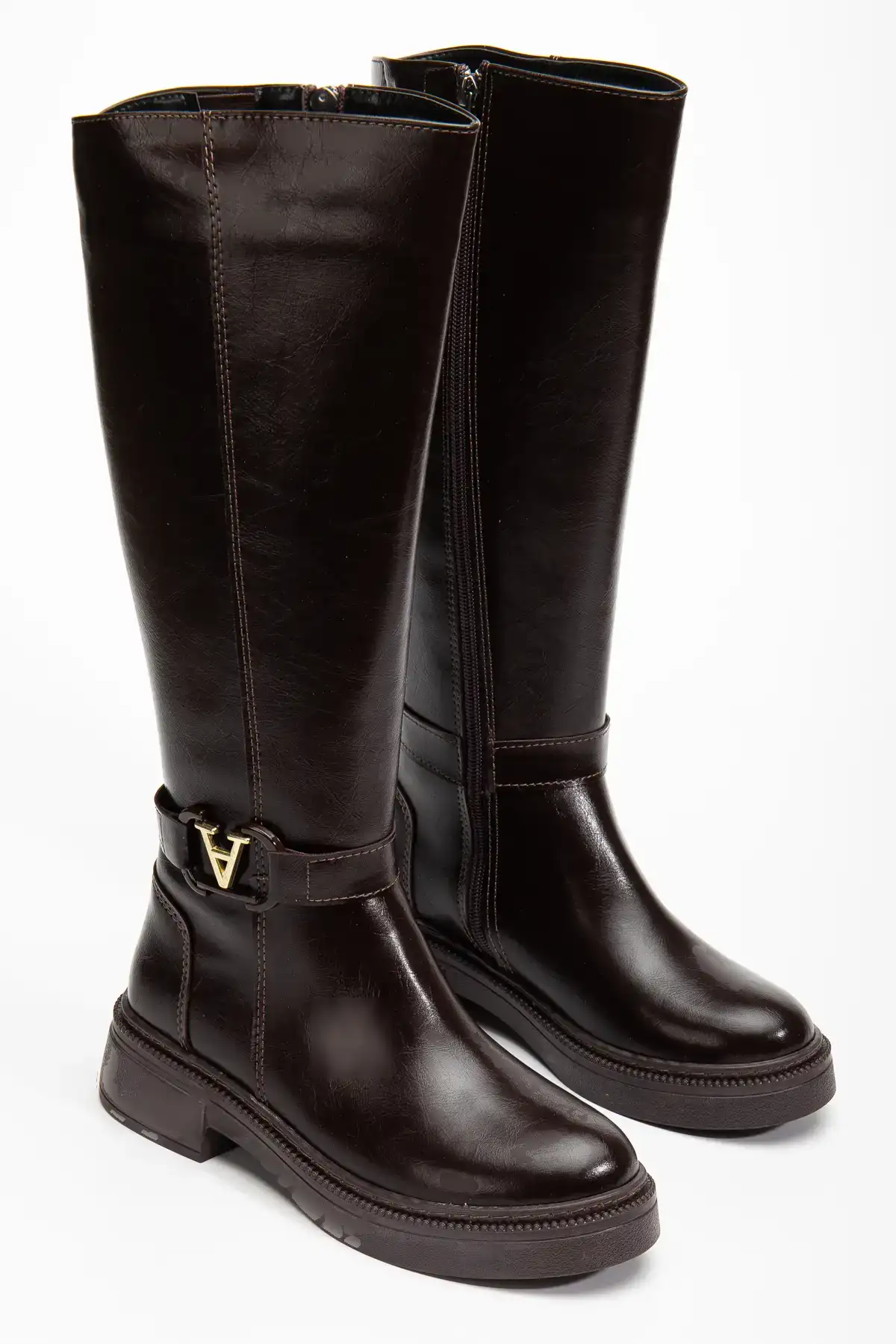 بوت و نیم بوت زنانه چرم  لیال برند MaskButik - 8120 بوت و نیم بوت زنانه چرم لیال برند MaskButik - 8120