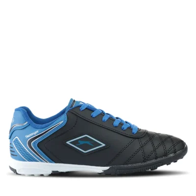 کفش فوتبال مردانه هوگو HS مدل زمین چمنی سیاه / آبی برند Slazenger - 8151