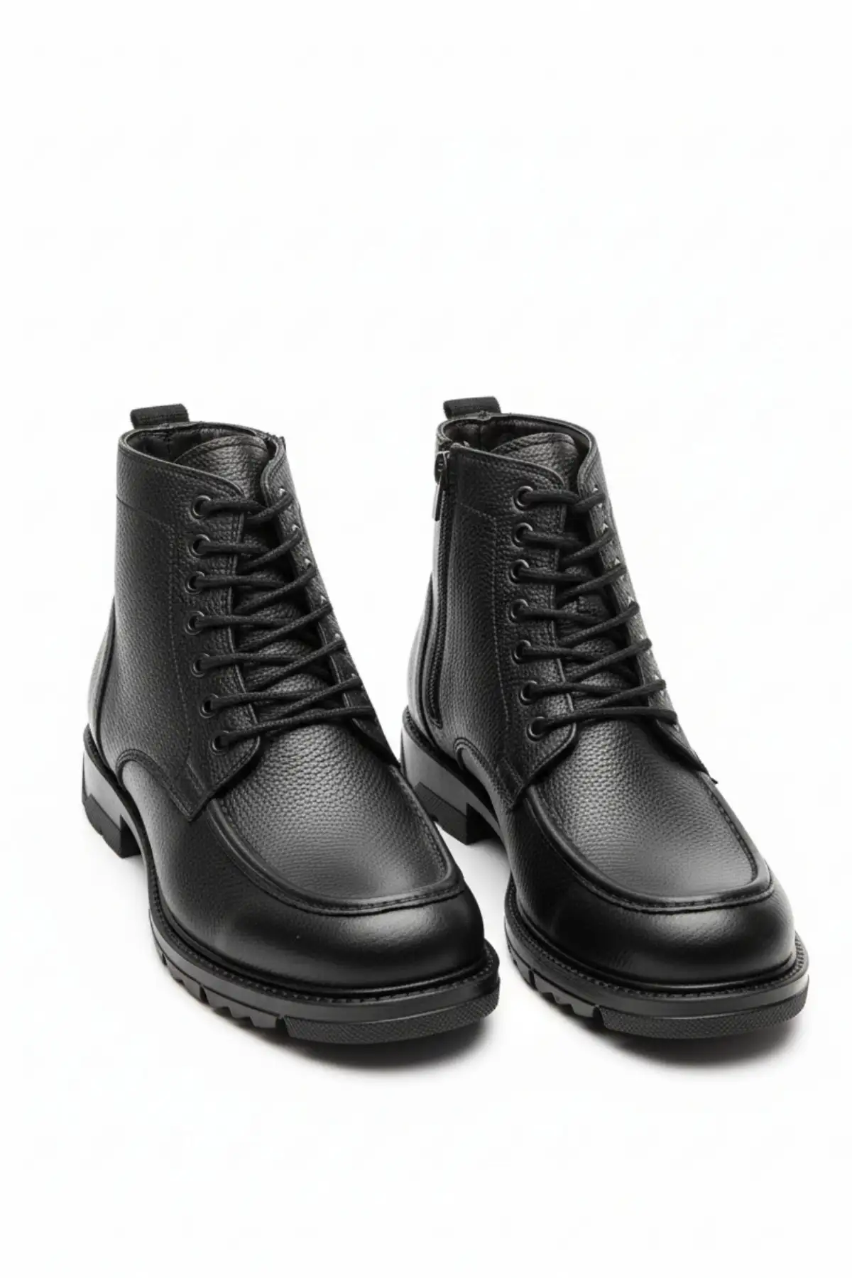 بوت مردانه پوتین چرم مصنوعی  با کفی ترمو ضدلغزش و بنددار برند Tomato Bags - 8343 بوت مردانه پوتین چرم مصنوعی با کفی ترمو ضدلغزش و بنددار برند Tomato Bags - 8343