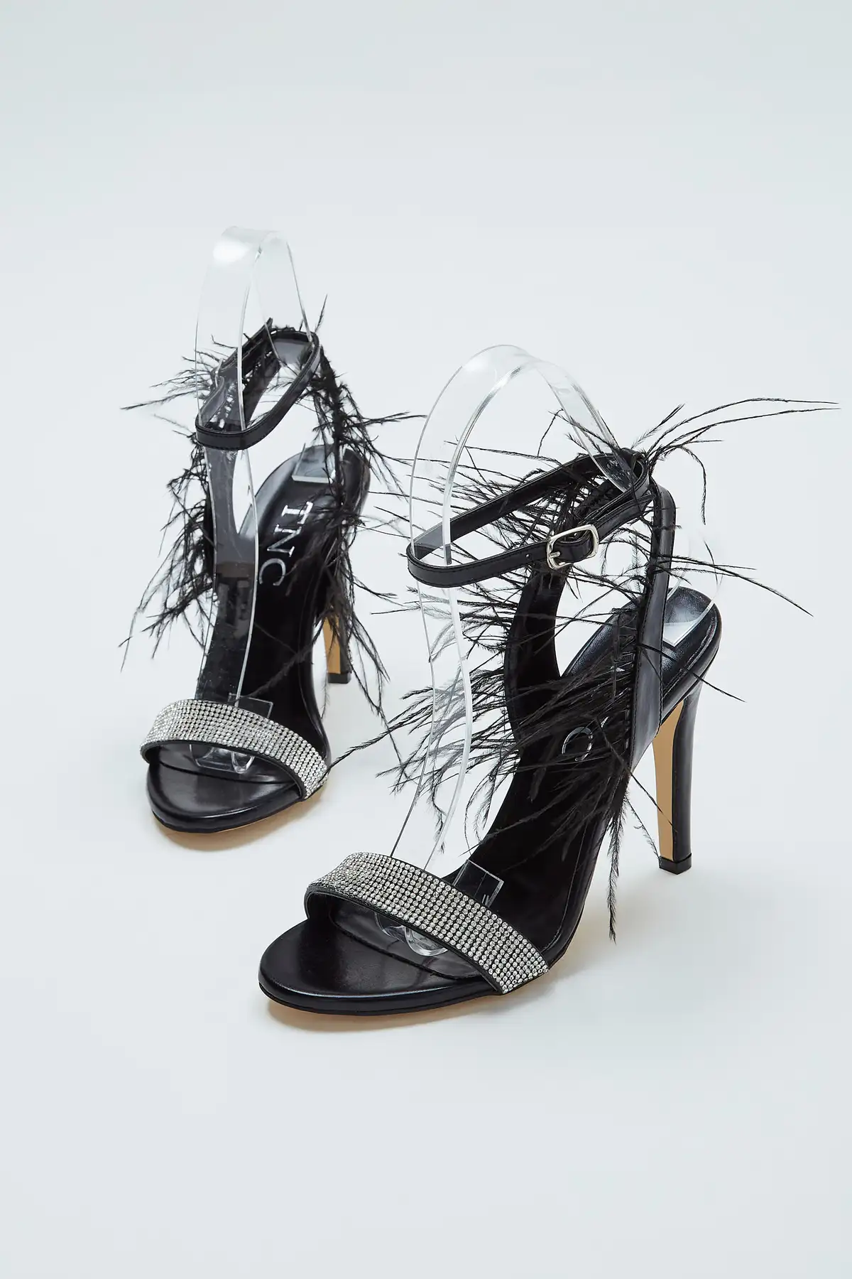 کفش صندل زنانه پاشنه‌بلند وگان کد 828 8223 Bn Sndlt Y23 برند Tamer Tanca - 8236