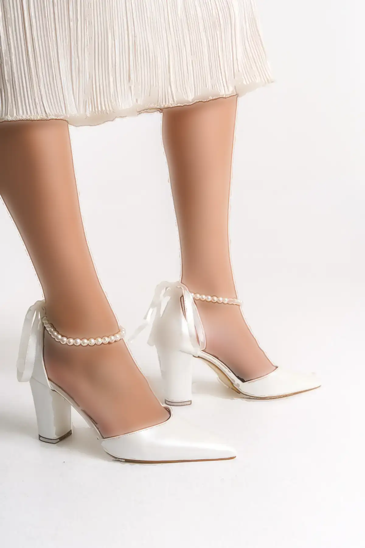 کفش پاشنه بلند زنانه  عروسی پاشنه  مخصوص روزهای ویژه برای عروس برند FOLLOWIN - 7987 کفش پاشنه بلند زنانه عروسی پاشنه مخصوص روزهای ویژه برای عروس برند FOLLOWIN - 7987