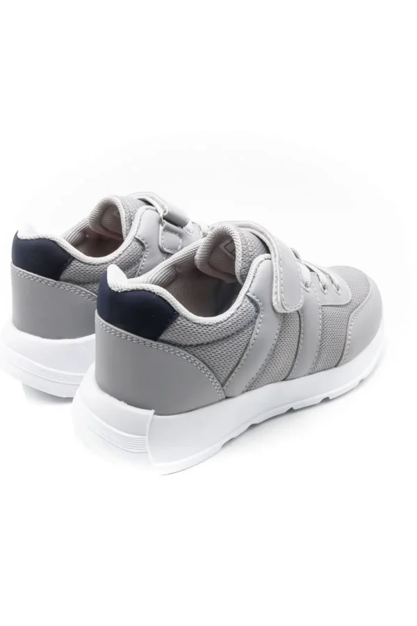 کفش پسرانه ورزشی بچگانه آتومه مش - خاکستری - 7002 - 34 برند KU&PA SHOES - 8312