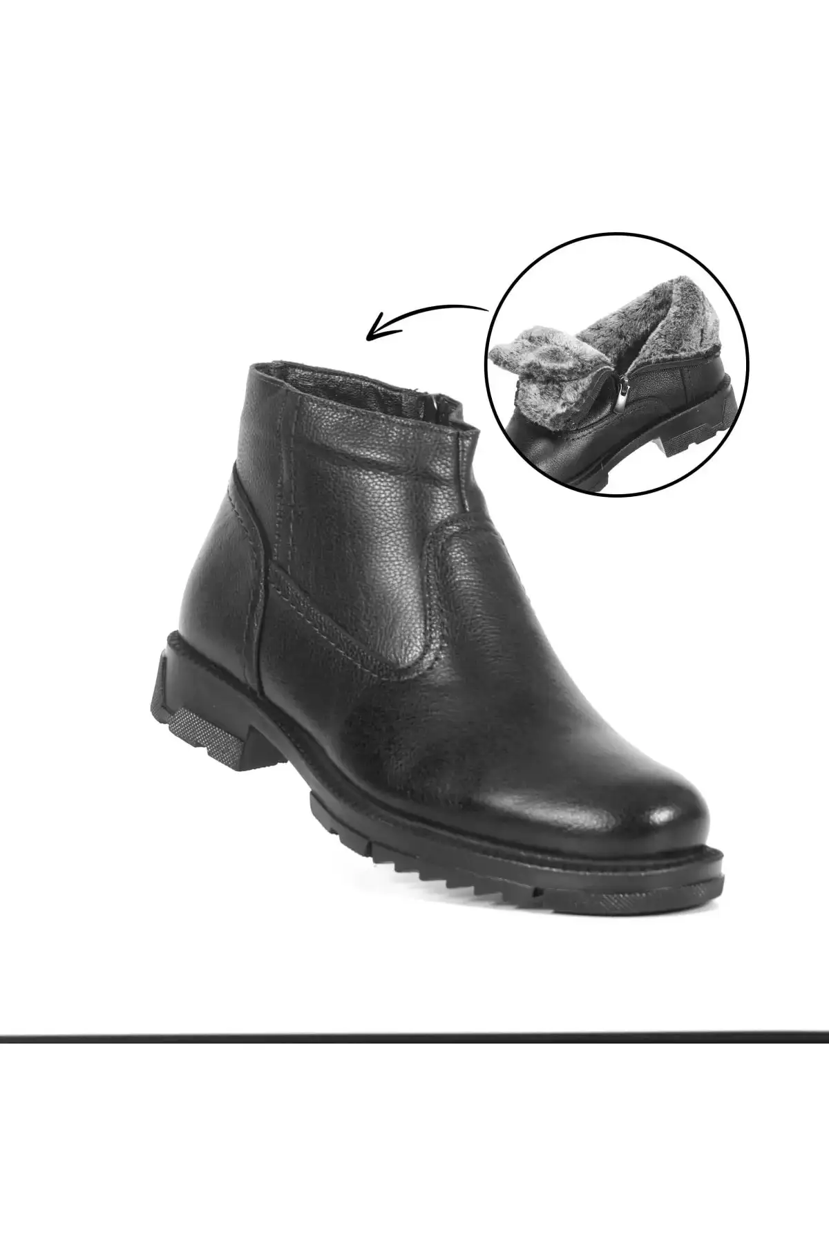 بوت مردانه چکمه زمستانی ایتالیایی زیره ضد لغزش با داخل پشمی و ضد آب از چرم طبیعی برند akix - 7589 بوت مردانه چکمه زمستانی ایتالیایی زیره ضد لغزش با داخل پشمی و ضد آب از چرم طبیعی برند akix - 7589