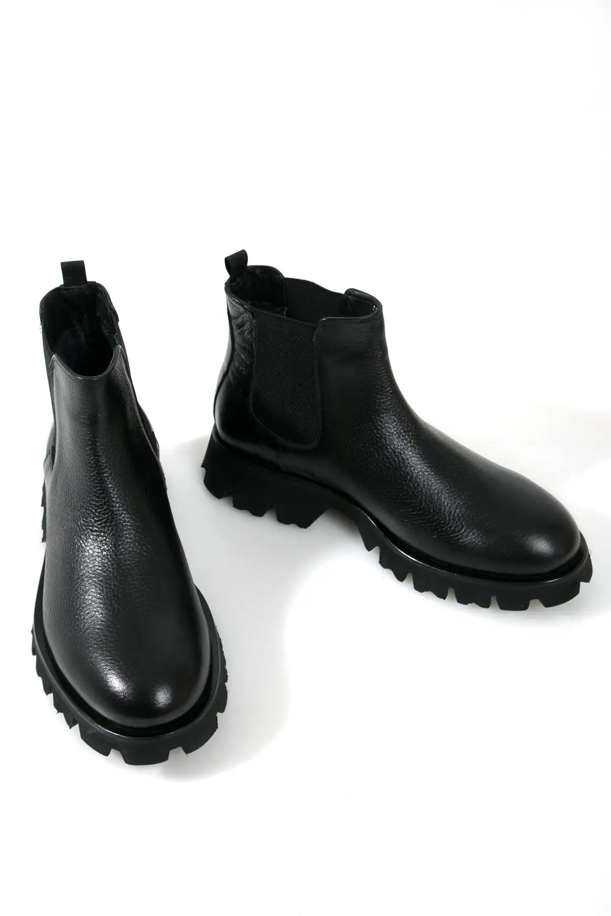 بوت مردانه چکمه چرم طبیعی  مشکی برند GERARDO AYAKKABI - 7583 بوت مردانه چکمه چرم طبیعی مشکی برند GERARDO AYAKKABI - 7583