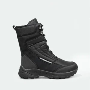 بوت و نیم‌ بوت زنانه کفش برف مشکی ضد آب با زیره نچسب 7610 برند CARLA BELLA - 7707