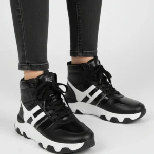 بوت و نیم‌ بوت زنانه چکمه‌های با طناب از پارچه‌ی چتر برند Bıçaklarderi - 7706