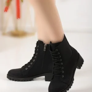 بوت و نیم‌ بوت زنانه مدل کادین/580 مشکی زمرّد برند expres moda - 7572