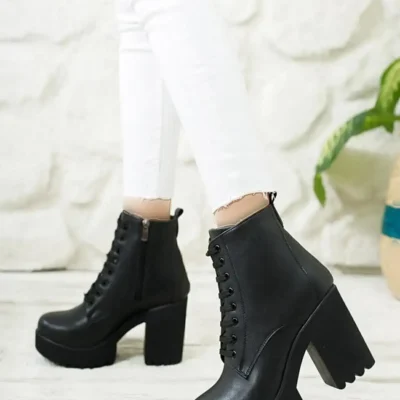 بوت و نیم‌ بوت زنانه کفش برند salto ayakkabı - 7756