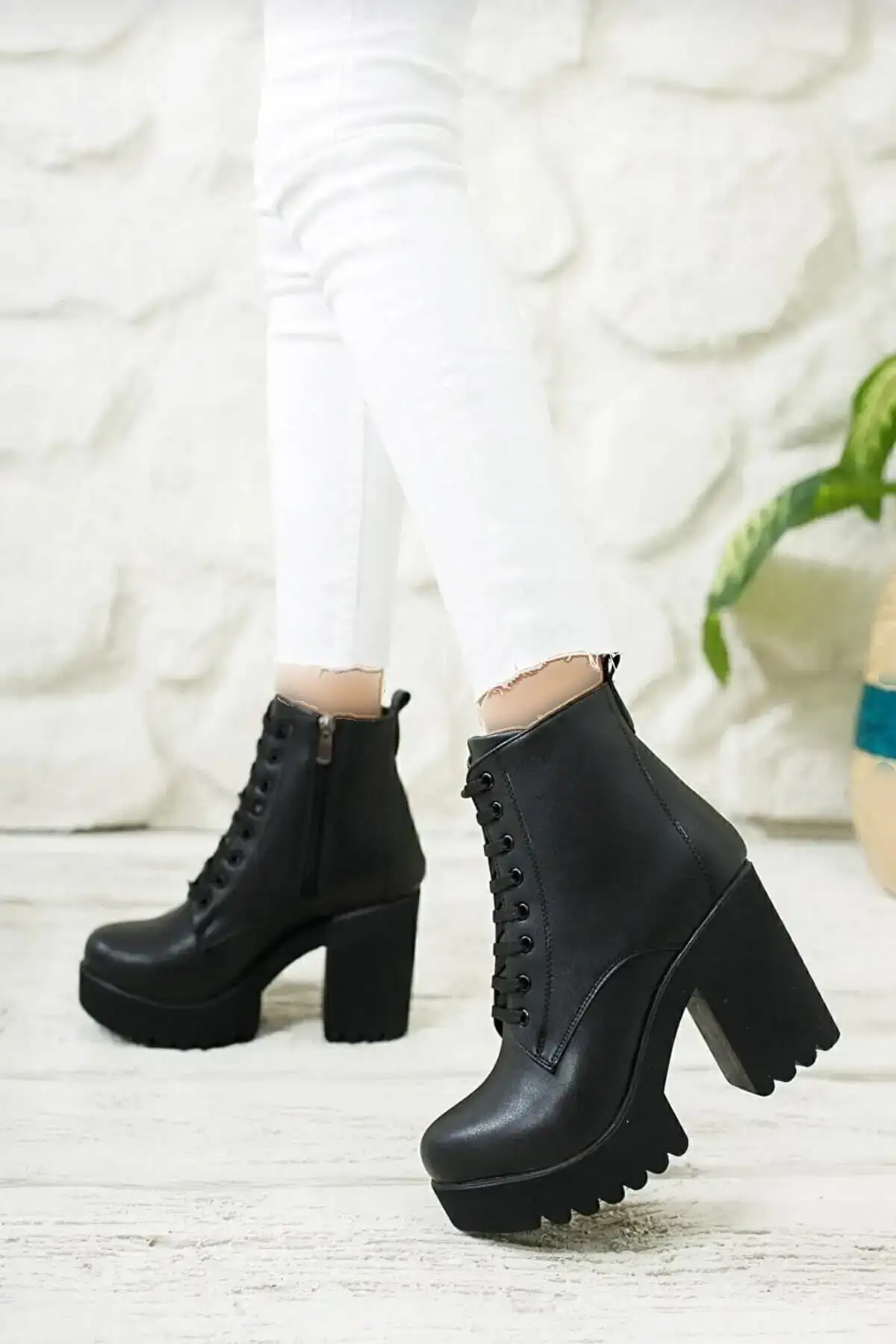 بوت و نیم بوت زنانه کفش برند salto ayakkabı - 7756 بوت و نیم بوت زنانه کفش برند salto ayakkabı - 7756