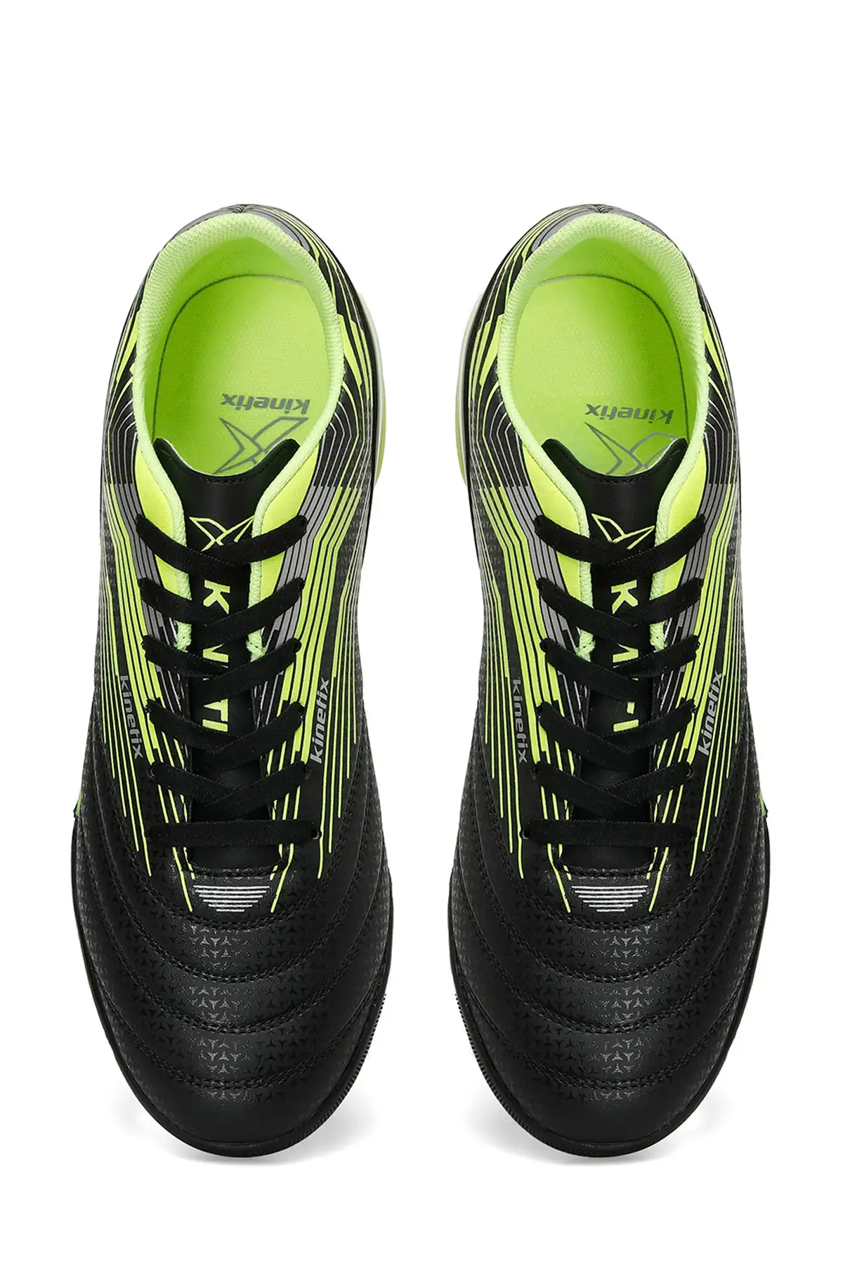 کفش فوتبال  فوتسال مردانه آکواستای TF 4PR مشکی برند Kinetix - 8156 کفش فوتبال فوتسال مردانه آکواستای TF 4PR مشکی برند Kinetix - 8156