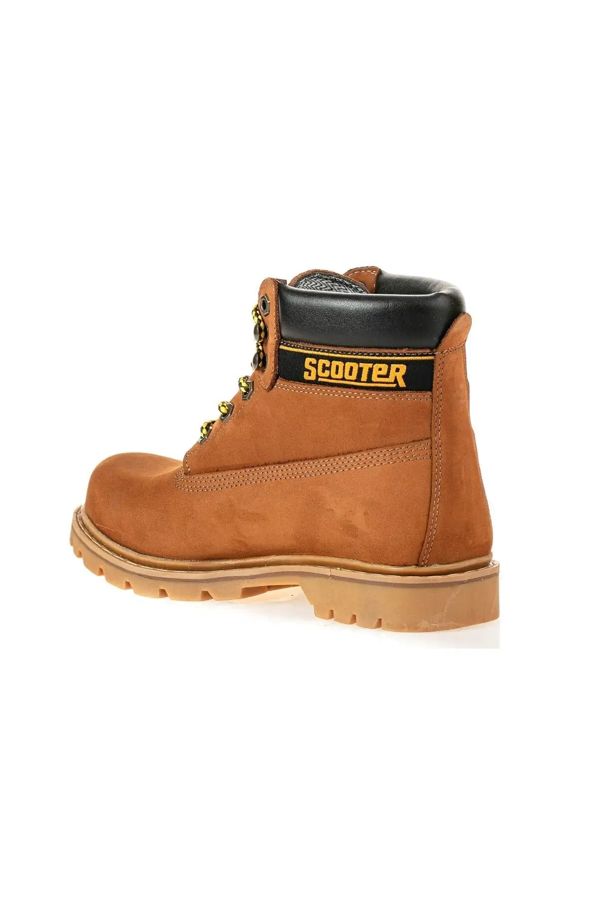 بوت مردانه کفش  کار M5130 ضدآب و جدید با روکش چرم رنگ دارچینی برند Scooter - 7599 بوت مردانه کفش کار M5130 ضدآب و جدید با روکش چرم رنگ دارچینی برند Scooter - 7599