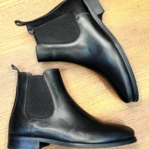 بوت مردانه چکمه چلسا پرستیژ بلک (چرم طبیعی) برند Avni Ceylan - 7582