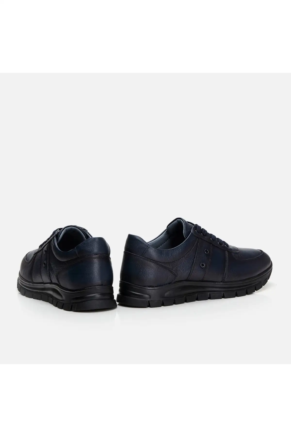 کفش اسپرت مردانه چرم طبیعی سرمه‌ای برند Hotiç - 7735