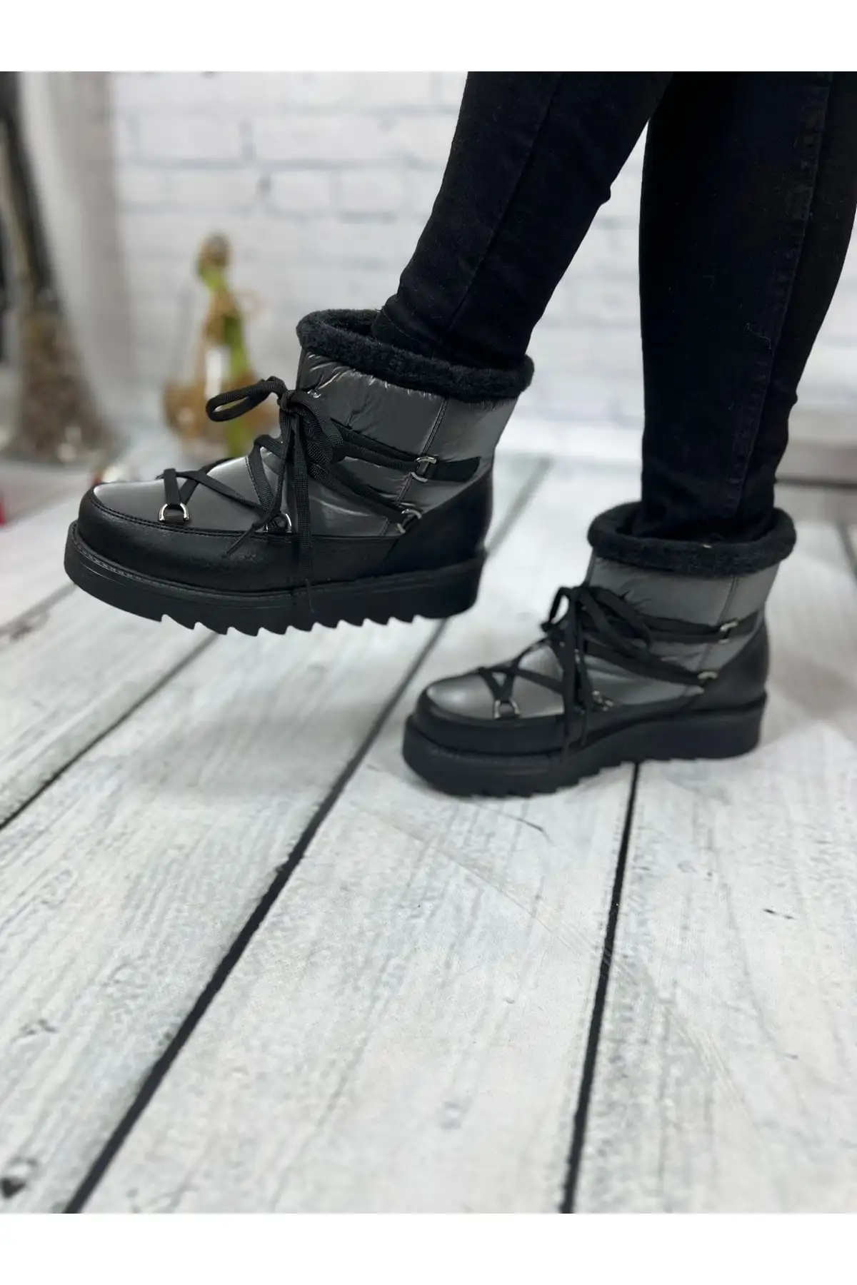 بوت و نیم بوت زنانه سیدر ربات برفرب برند Sedir Ayakkabı - 8359 بوت و نیم بوت زنانه سیدر ربات برفرب برند Sedir Ayakkabı - 8359