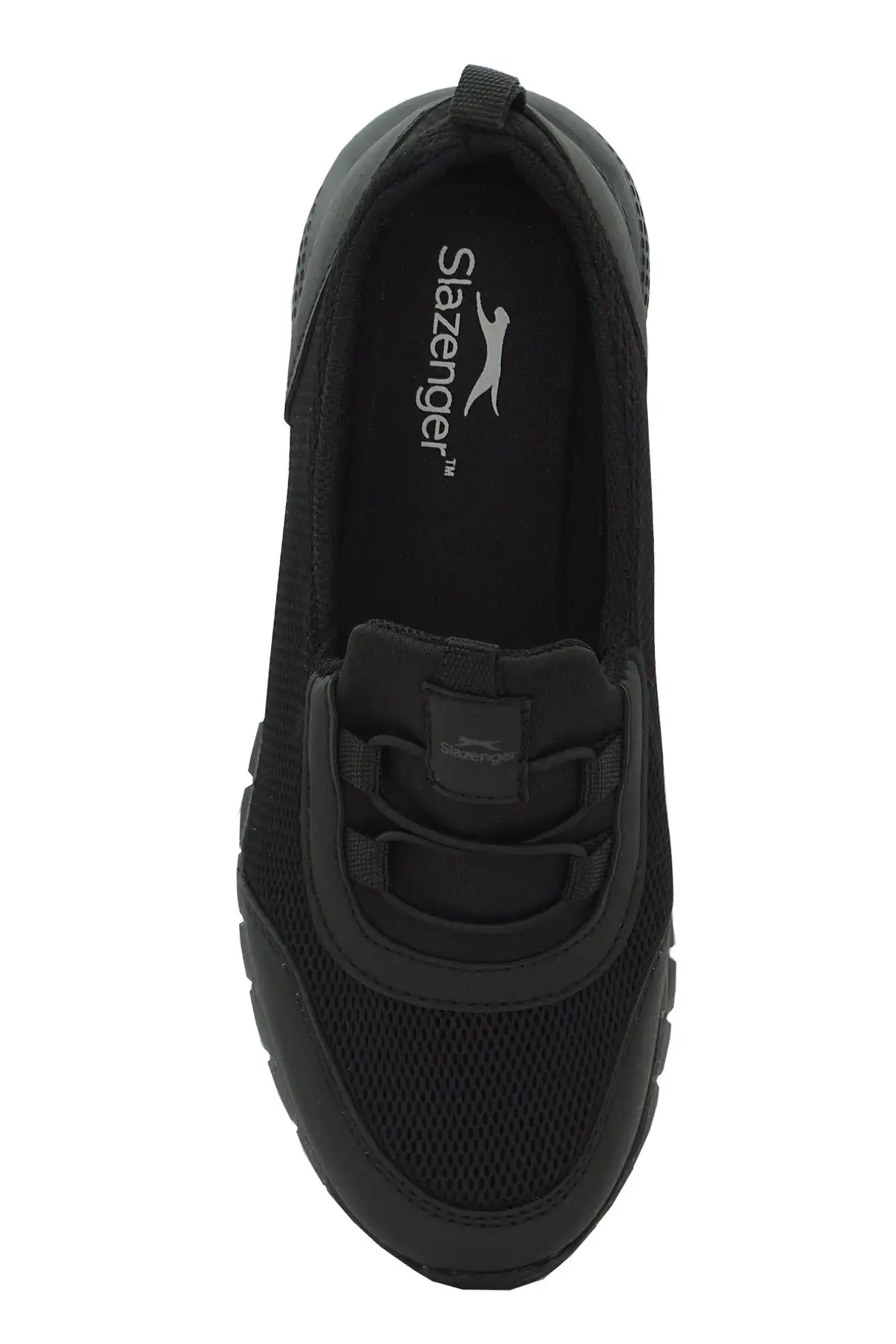 کفش کتانی زنانه  روزمره و ورزشی  آونج سیاه با طراحی راحت و مدل اسلپ-آن برند Slazenger - 7965 کفش کتانی زنانه روزمره و ورزشی آونج سیاه با طراحی راحت و مدل اسلپ-آن برند Slazenger - 7965