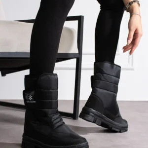 بوت و نیم‌ بوت زنانه چکمه برفی راحت با کفی ضد لغزش برند perry shoes - 8376