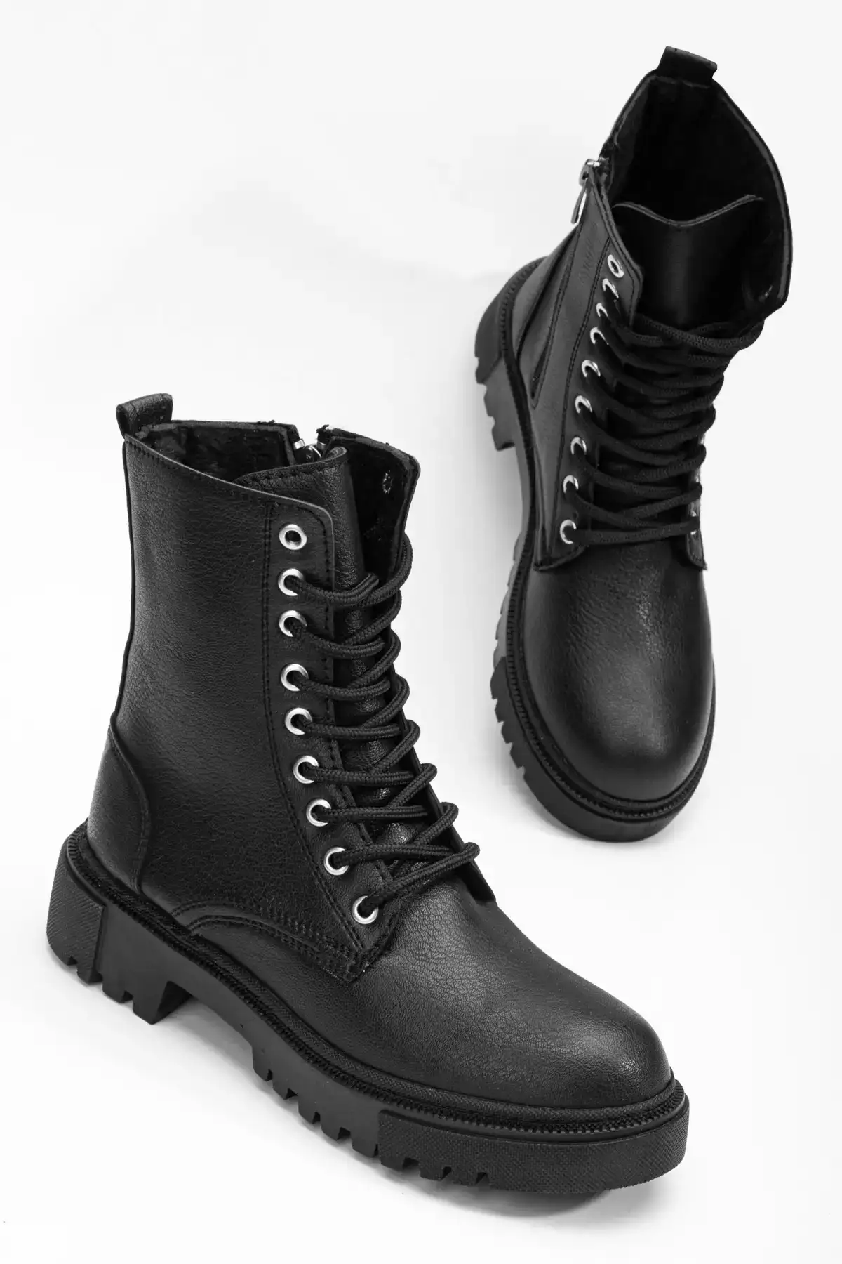 بوت و نیم بوت زنانه  رزمره  مقام در برابر سرما  دارای داخل پشمی برند DUMMET - 7557 بوت و نیم بوت زنانه رزمره مقام در برابر سرما دارای داخل پشمی برند DUMMET - 7557