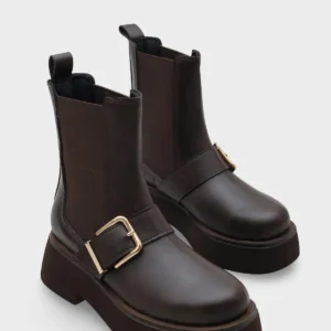 بوت و نیم‌ بوت زنانه جنی با کفی جانبی نک گرد برند Capone Outfitters - 7562