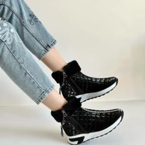 بوت و نیم‌ بوت زنانه رزمره با آستر پشمی برند LABRONA - 7667