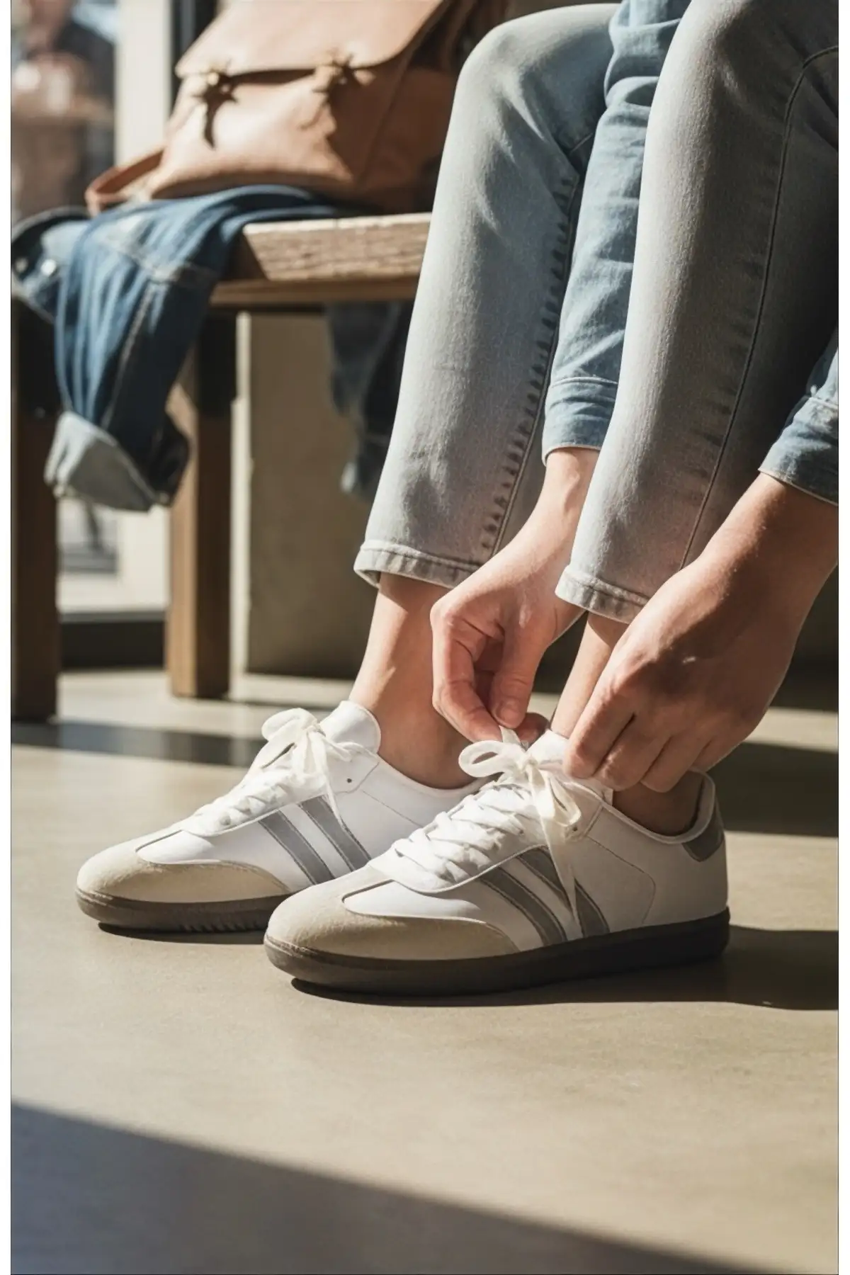 کفش کتانی زنانه ورزشی ترند - روزمره برند DERKADESİGN - 7974 کفش کتانی زنانه ورزشی ترند - روزمره برند DERKADESİGN - 7974