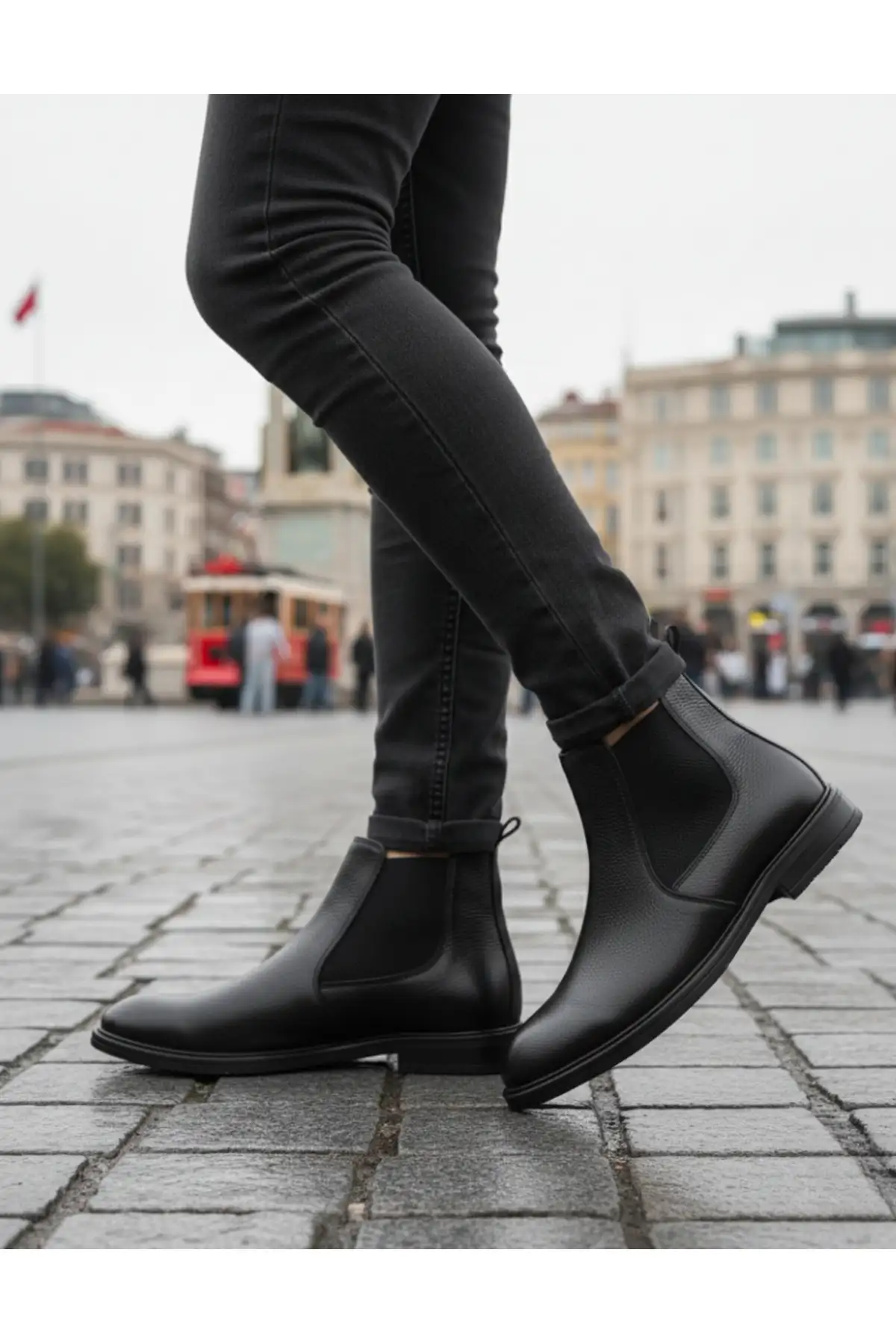 بوت مردانه مدل چلسی  روزمره چرمی اصل با قابلیت مقاومت در برابر آب و سرما و دارای کفی ارتوپدیک کاملاً اندازه. برند Zegeshoes - 8342 بوت مردانه مدل چلسی روزمره چرمی اصل با قابلیت مقاومت در برابر آب و سرما و دارای کفی ارتوپدیک کاملاً اندازه. برند Zegeshoes - 8342