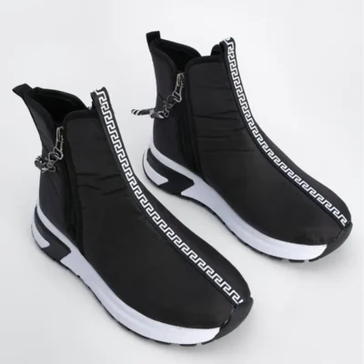 بوت و نیم‌ بوت زنانه رزمره با پارچه چتری زیپ دتایی برند LABRONA - 7681