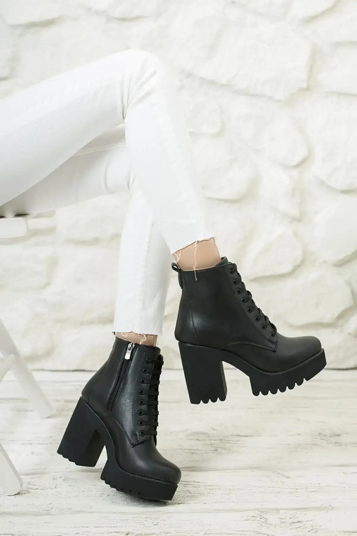 بوت و نیم بوت زنانه کفش برند salto ayakkabı - 7756 بوت و نیم بوت زنانه کفش برند salto ayakkabı - 7756