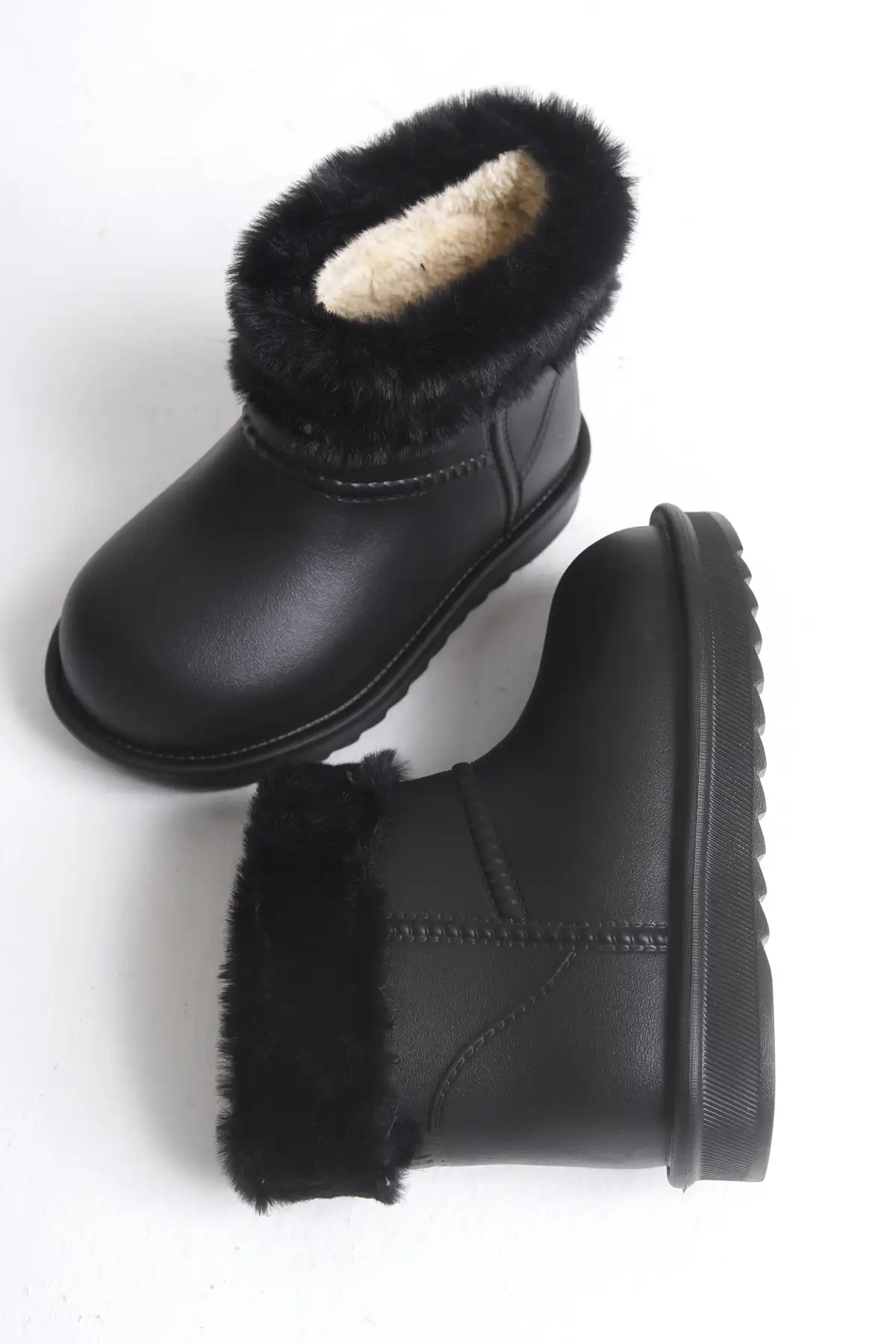 بوت بچگانه کودک، ضد آب، با کِرک، زمستانی کودک، مقاوم در برابر آب، سبک، زمستانی با کِرک برند Mini Angel - 7648