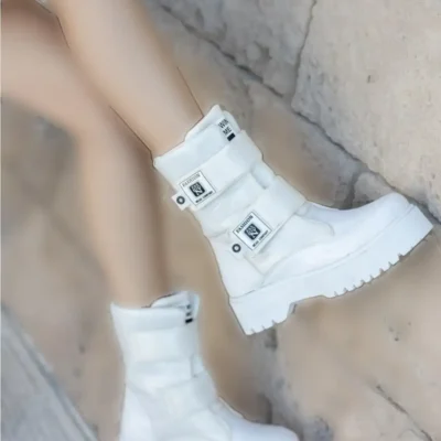 بوت و نیم‌ بوت زنانه برفی فصل جدید برند Aleza Shoes - 7657