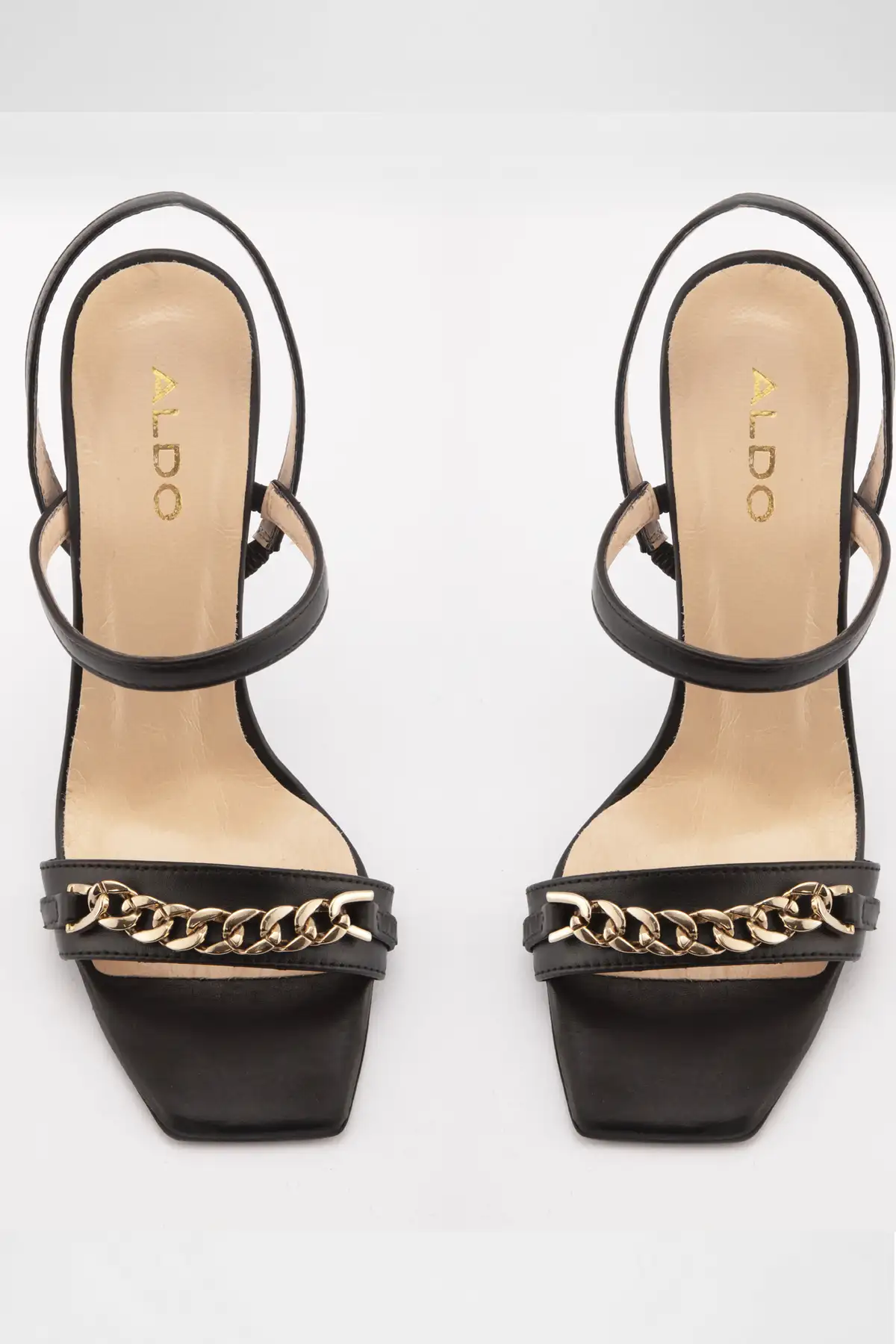 کفش صندل زنانه ناپیئر-تی آر -  پاشنه بلند  مشکی برند Aldo - 8253 کفش صندل زنانه ناپیئر-تی آر - پاشنه بلند مشکی برند Aldo - 8253