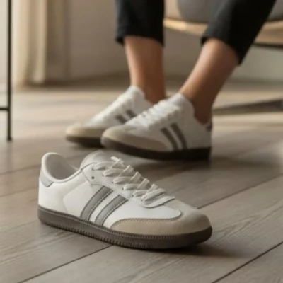 کفش کتانی زنانه ورزشی ترند - روزمره برند DERKADESİGN - 7974