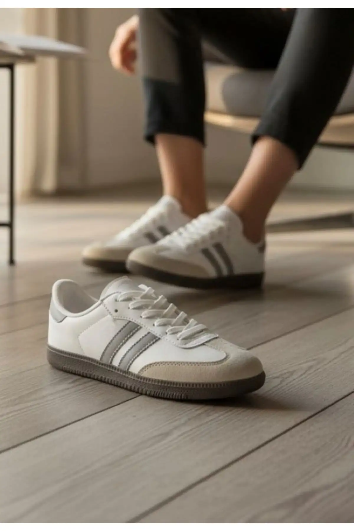 کفش کتانی زنانه ورزشی ترند - روزمره برند DERKADESİGN - 7974 کفش کتانی زنانه ورزشی ترند - روزمره برند DERKADESİGN - 7974