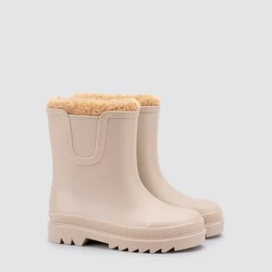 بوت بچگانه کفش بارانی توکیو W10290 با آستر پشمی - رنگ بژ برند IGOR - 7911