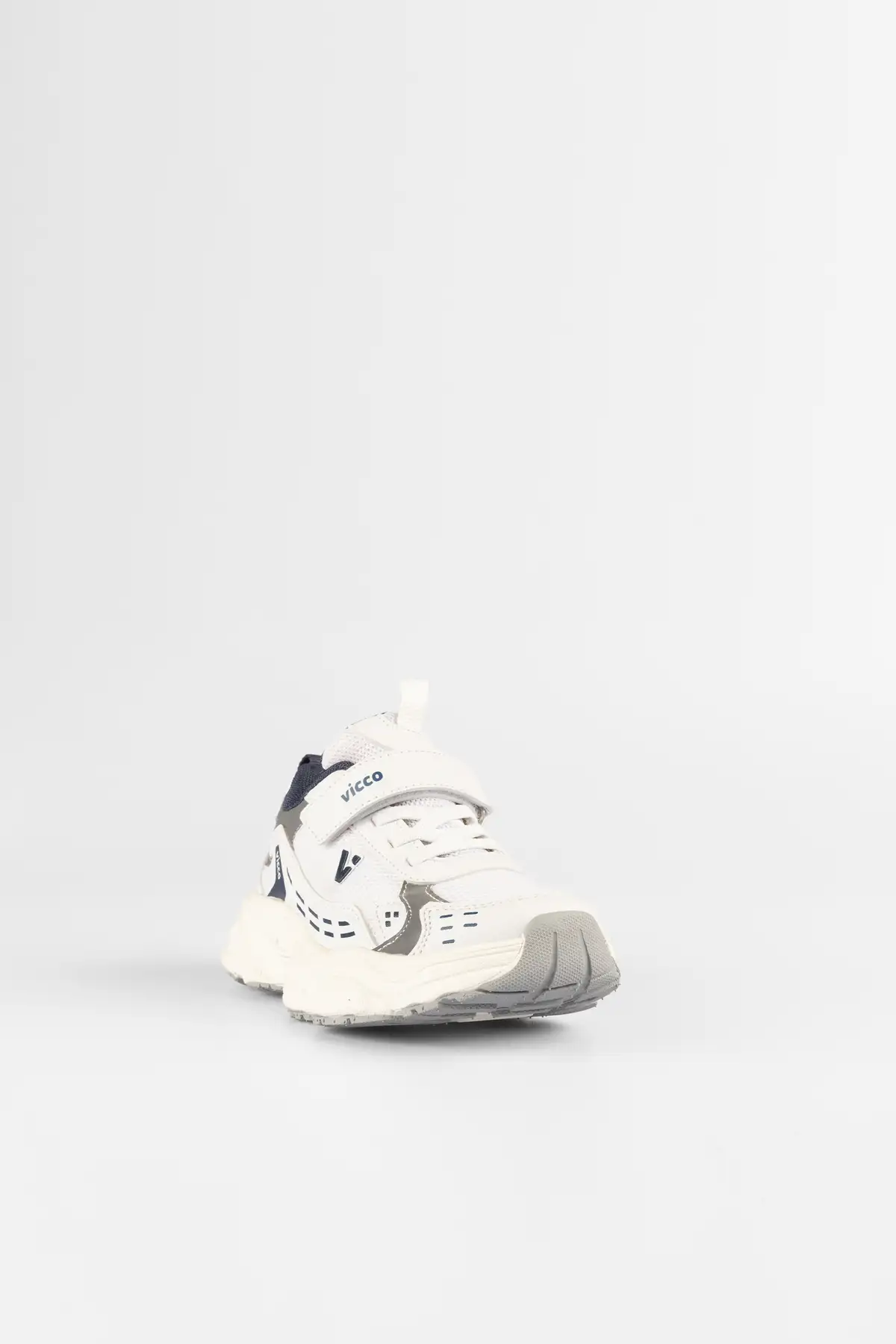 کفش پسرانه  کتانی راحتی سفید بچگانه ارتوپدیک برند Vicco - 8289 کفش پسرانه کتانی راحتی سفید بچگانه ارتوپدیک برند Vicco - 8289