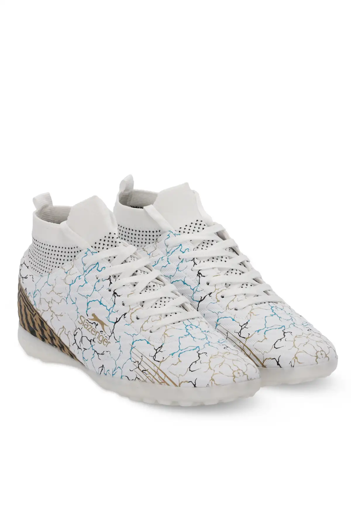 کفش فوتبال مردانه کورتن سفید / آبی برند Slazenger - 8182