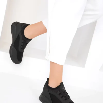 کفش کتانی زنانه ورزشی سیاه-سیاه 15226 برند SOHO - 7718