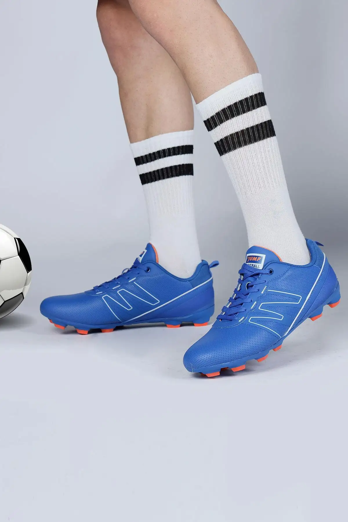 کفش فوتبال میدانی کد 28524 مدل Mavi Çim برند Jump - 8188