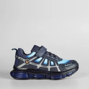 کفش پسرانه ورزشی مردانه با کفی هوایی برای کودکان پیش‌دبستانی رنگ سرمه‌ای برند Vicco - 8284