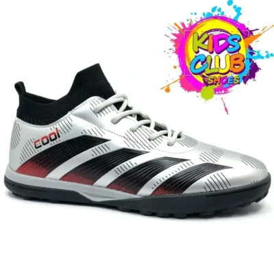 کفش فوتبال کودکانه با جوراب نازک نایمار - خاکستری برند KOCAMANLAR - 8159