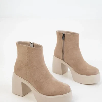 بوت و نیم‌ بوت زنانه ی مخمل یزن 19986 برند SOHO - 7789