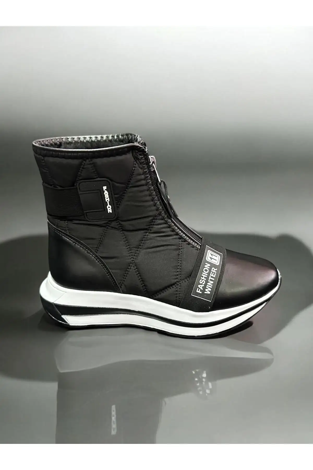 بوت و نیم بوت زنانه کفش رزمره  زمستانی از پارچه پاراچتی برند LABRONA - 8368 بوت و نیم بوت زنانه کفش رزمره زمستانی از پارچه پاراچتی برند LABRONA - 8368