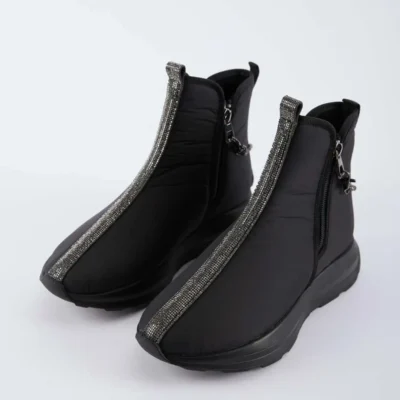 بوت و نیم‌ بوت زنانه رزمره با جزئیات نار سنگی برند Genel Markalar - 7687