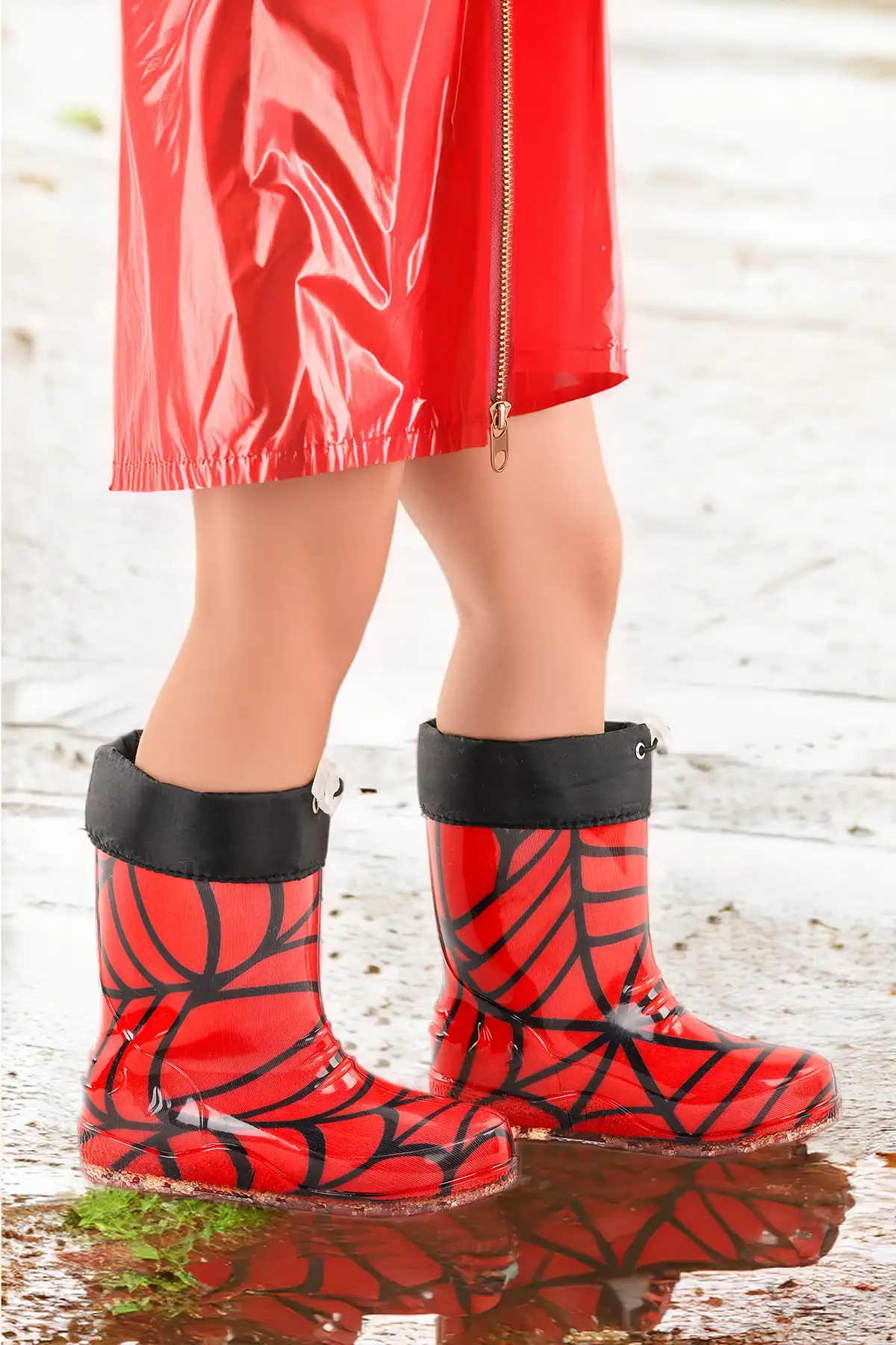 بوت بچگانه چکمه های بارانی پسرانه ساوانا ضد آب برند KARAMAZI - 7619 بوت بچگانه چکمه های بارانی پسرانه ساوانا ضد آب برند KARAMAZI - 7619