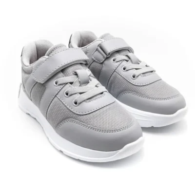 کفش پسرانه ورزشی بچگانه آتومه مش - خاکستری - 7002 - 34 برند KU&PA SHOES - 8312