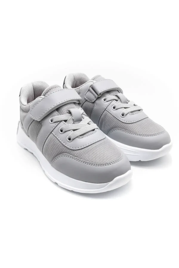 کفش پسرانه ورزشی بچگانه آتومه مش - خاکستری - 7002 - 34 برند KU&PA SHOES - 8312