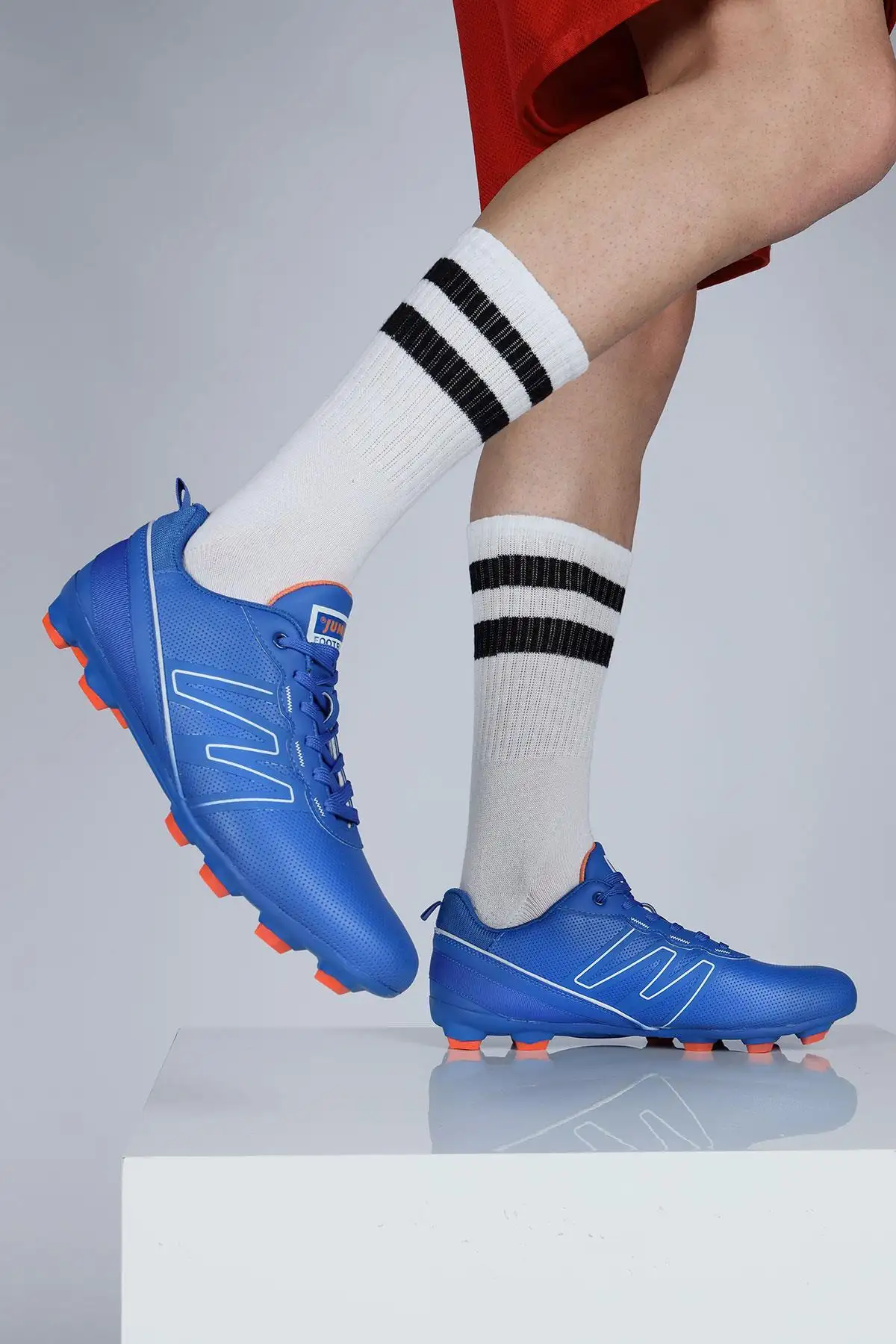 کفش فوتبال میدانی کد 28524 مدل Mavi Çim برند Jump - 8188