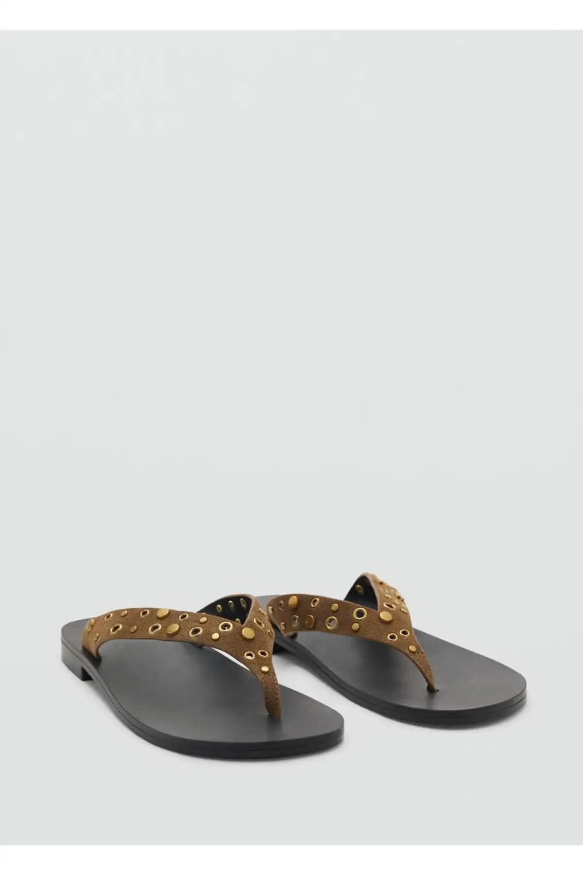 کفش صندل زنانه سندل مخملی بند دار با سوراخ برند MANGO - 8260 کفش صندل زنانه سندل مخملی بند دار با سوراخ برند MANGO - 8260