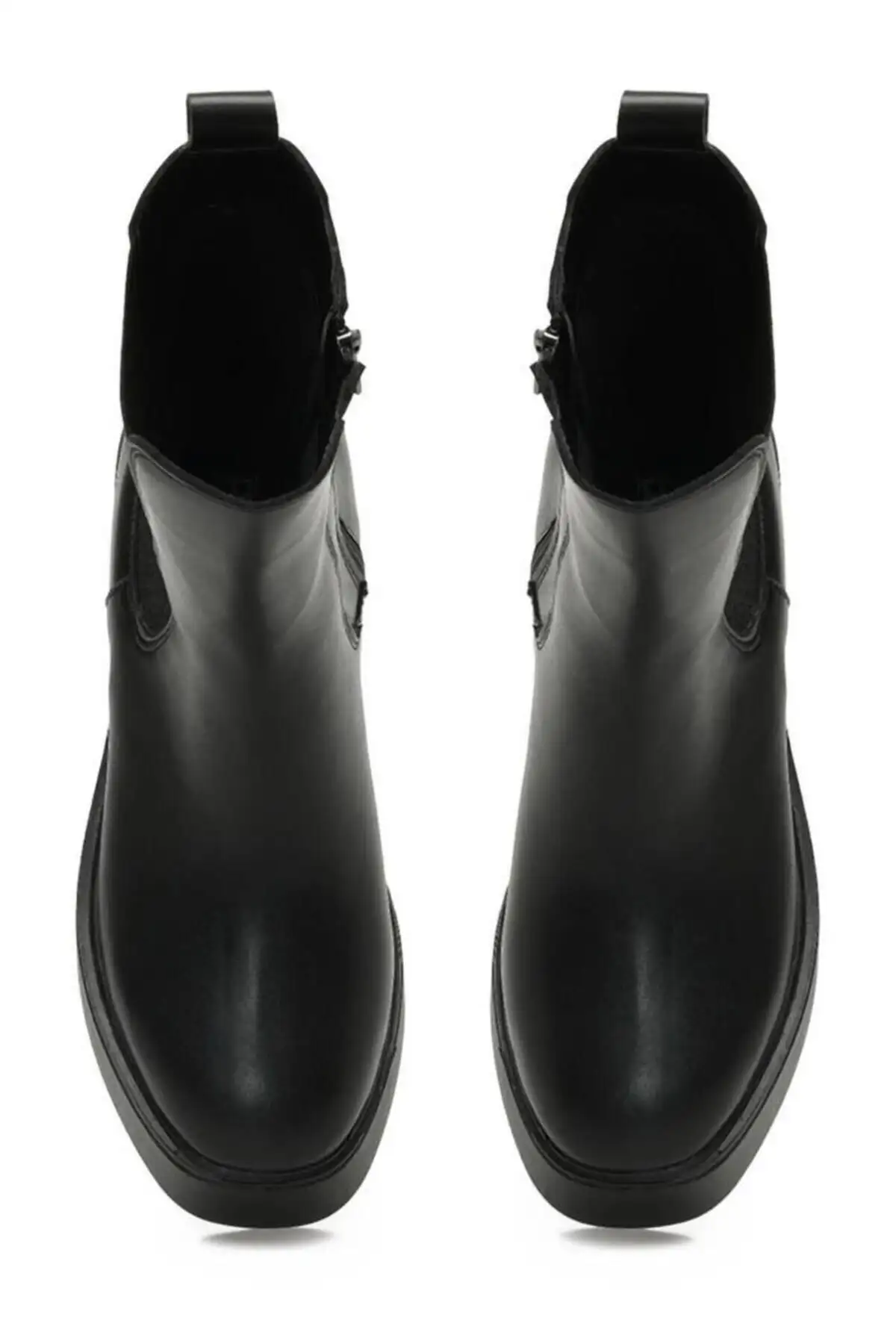 بوت و نیم بوت زنانه کفش پاشنه بلند چرم  با ساق elastik Chelsea برند RVNS SHOES - 7791 بوت و نیم بوت زنانه کفش پاشنه بلند چرم با ساق elastik Chelsea برند RVNS SHOES - 7791