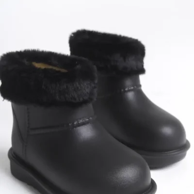 بوت بچگانه کودک، ضد آب، با کِرک، زمستانی کودک، مقاوم در برابر آب، سبک، زمستانی با کِرک برند Mini Angel - 7648