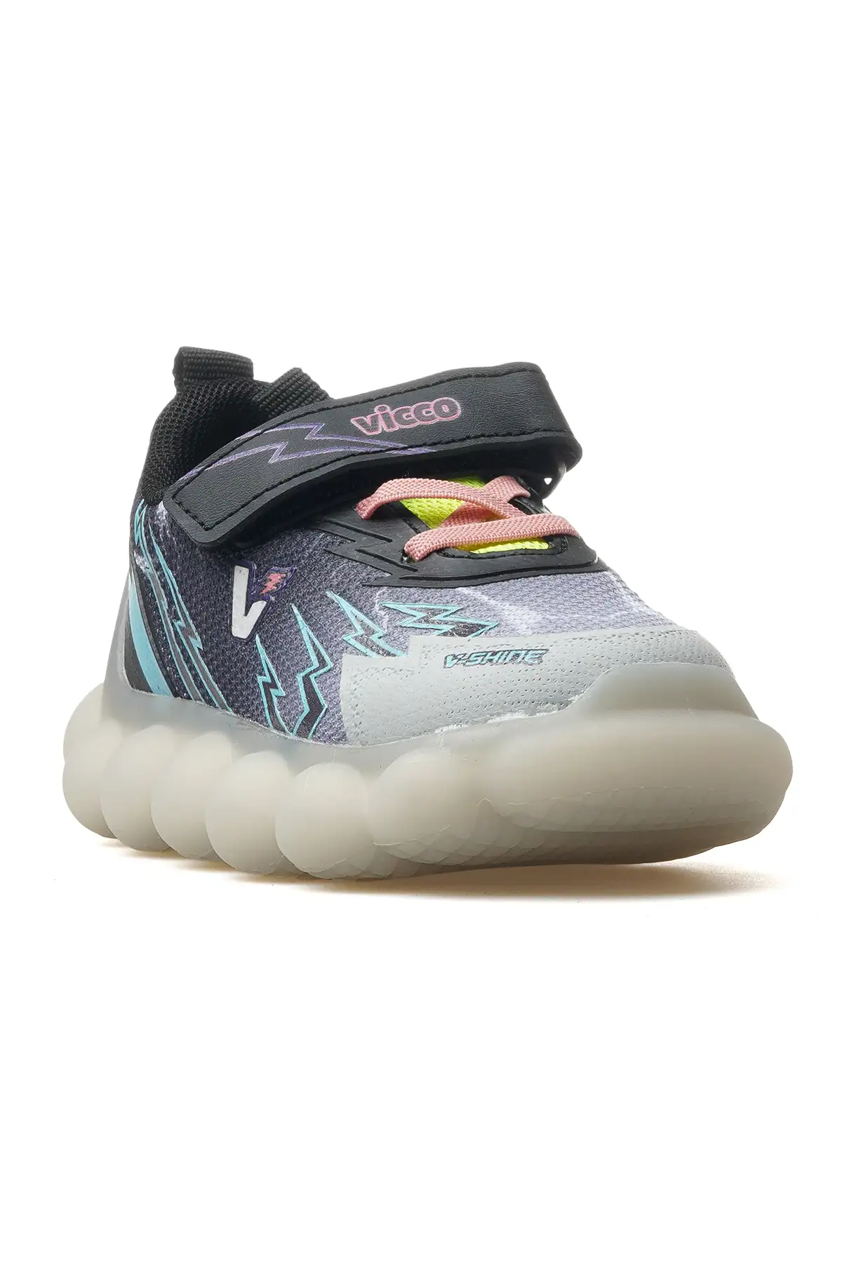 کفش پسرانه  ورزشی چراغدار  فلش مدل 25y 346.214 رنگ مشکی برند Vicco - 8287 کفش پسرانه ورزشی چراغدار فلش مدل 25y 346.214 رنگ مشکی برند Vicco - 8287